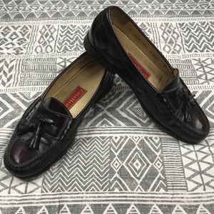 Cole Haan Burgundy Tassel Loafers Size 10.5E